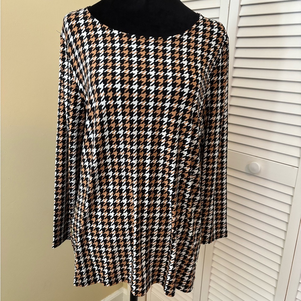 Anne Klein 3/4 Sleeve Blouse